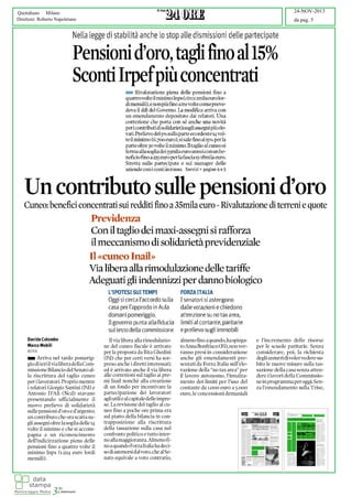 Quotidiano Milano
Direttore: Roberto Napoletano

24-NOV-2013
da pag. 5

 