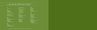 LUXURY BY APPOINTMENT
UAE
Tel: +971 4 301 9999
Dubai
Ocean Heights
Al Sufouh Road
Tel: +971 4 450 8777
Fax: +971 4 454 2891
E-mail: dubai@damacgroup.com
Park Towers
Dubai International Financial Centre
Tel: +971 4 376 3600
Fax: +971 4 373 1490
E-mail: parktowers@damacgroup.co
Qatar
Doha
4th Floor, Office No. 04
Al Qassar Tower (Next to Olympic Tower
West Bay Area
PO Box: 18223
Tel: +974 44 666 986
Fax: +974 44 554 576
E-mail: doha@damacgroup.com
Iraq
Baghdad
Al Jadreyah
Tel: +964 1 77 64 102 / +964 1 77 64 103
Fax: +964 1 77 64 101
E-mail: baghdad@damacgroup.com
Kingdom of Saudi Arabia
Riyadh
Tahlia Street, Fahda Centre Bldg. 102
Tel: +966 11 217 5858
Fax: +966 11 217 5959
E-mail: ksa@damacgroup.com
Al Anoud Tower 2
14th Floor - King Fahad Road
Tel: +966 11 293 2883
Fax: +966 11 279 2462
Jeddah
Al Shumeisi Building
2nd Bldg. After Tahliah Shopping Centre
Tahliah Street
Tel: +966 2 284 5445
Fax: +966 2 284 5446
E-mail: ksa@damacgroup.com
Dammam
Level 20, Al Hugayet Tower
King Abdul Aziz Street
PO Box: 2768
Al Khobar 31952
Tel: +966 3 845 4388
Fax: +966 3 845 4290
Lebanon
Suite No. 1012, 1st Floor
Beirut Souks
Gold Souk Area
Beirut, Lebanon
Tel: +961 1 999 169
Fax: +961 1 992 942
E-mail: beirut@damacgroup.com
Jordan
Amman
Abdali, Al Abdali Project
Damac Tower, First Floor
PO Box: 841317
Amman 11181
Tel: +962 6 565 7457
Fax: +962 6 565 7896
E-mail: jordan@damacgroup.com
United Kingdom
Star Luxury Ltd.
Authorised representative of DAMAC in the UK
6th Floor, 50 Hans Crescent
London - SW1X 0NA
Tel: +44 207 590 7900
Fax: +44 207 584 9981
Email: info@starluxuryproperties.com
Retainer: for a personal presentation or further details, please contact us at any of our offices or visit our website damacproperties.com
 