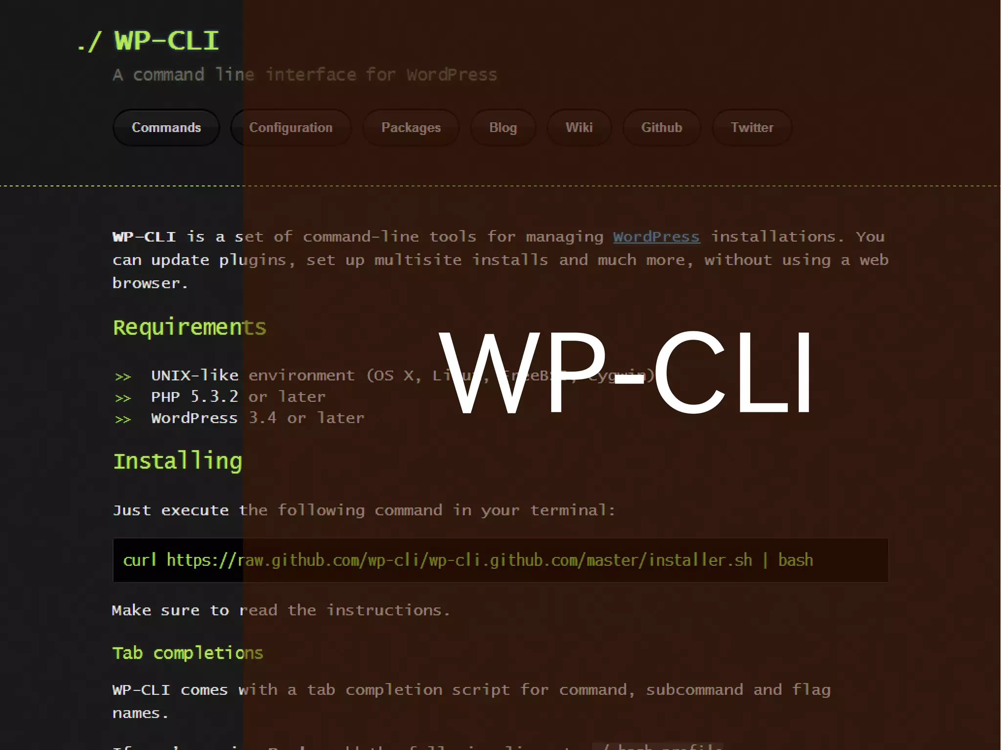 WP-CLI

 