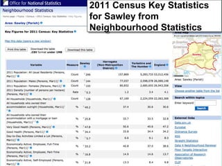 Great Britain Historical GIS Project:
A Vision of Britain though Time

2011 Census Key Statistics
for Sawley from
Neighbourhood Statistics

 