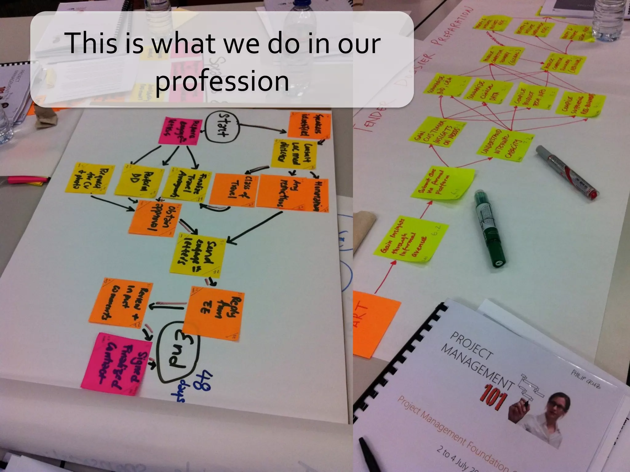 This	
  is	
  what	
  we	
  do	
  in	
  our	
  
profession	
  

 