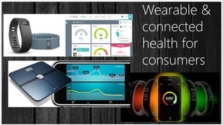 Wearable &
connected
health for
consumers

 