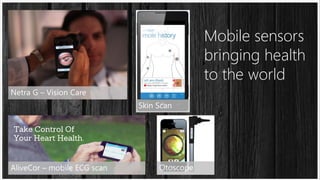 Mobile sensors
bringing health
to the world

 