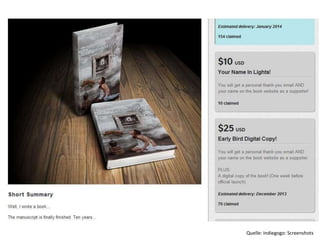 Quelle: Indiegogo: Screenshots

 