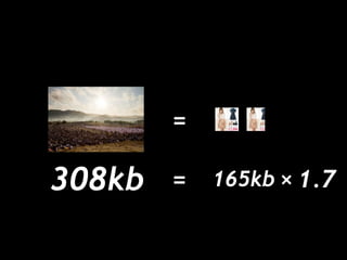 =

308kb

=

165kb × 1.7

 
