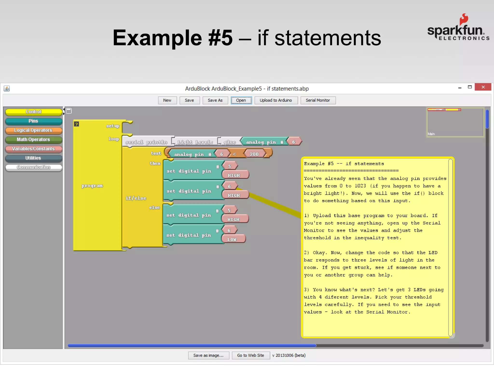 Example #5 – if statements

 