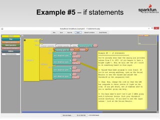 Example #5 – if statements

 