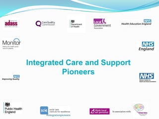 Integrated Care and Support
Pioneers

In association with:

#integrationpioneers

 