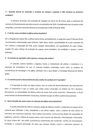 Perguntas & Respostas - Compra dos 36 novos caças suecos Gripen NG