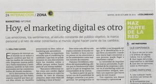 EL COLOMBIANO: Hoy, el marketing digital es otro