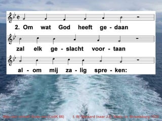 Mijn ziel verheft Gods eer (LvdK 66)

t. W. Barnard (naar J.E. Voet); m. Straatsburg 1539

 