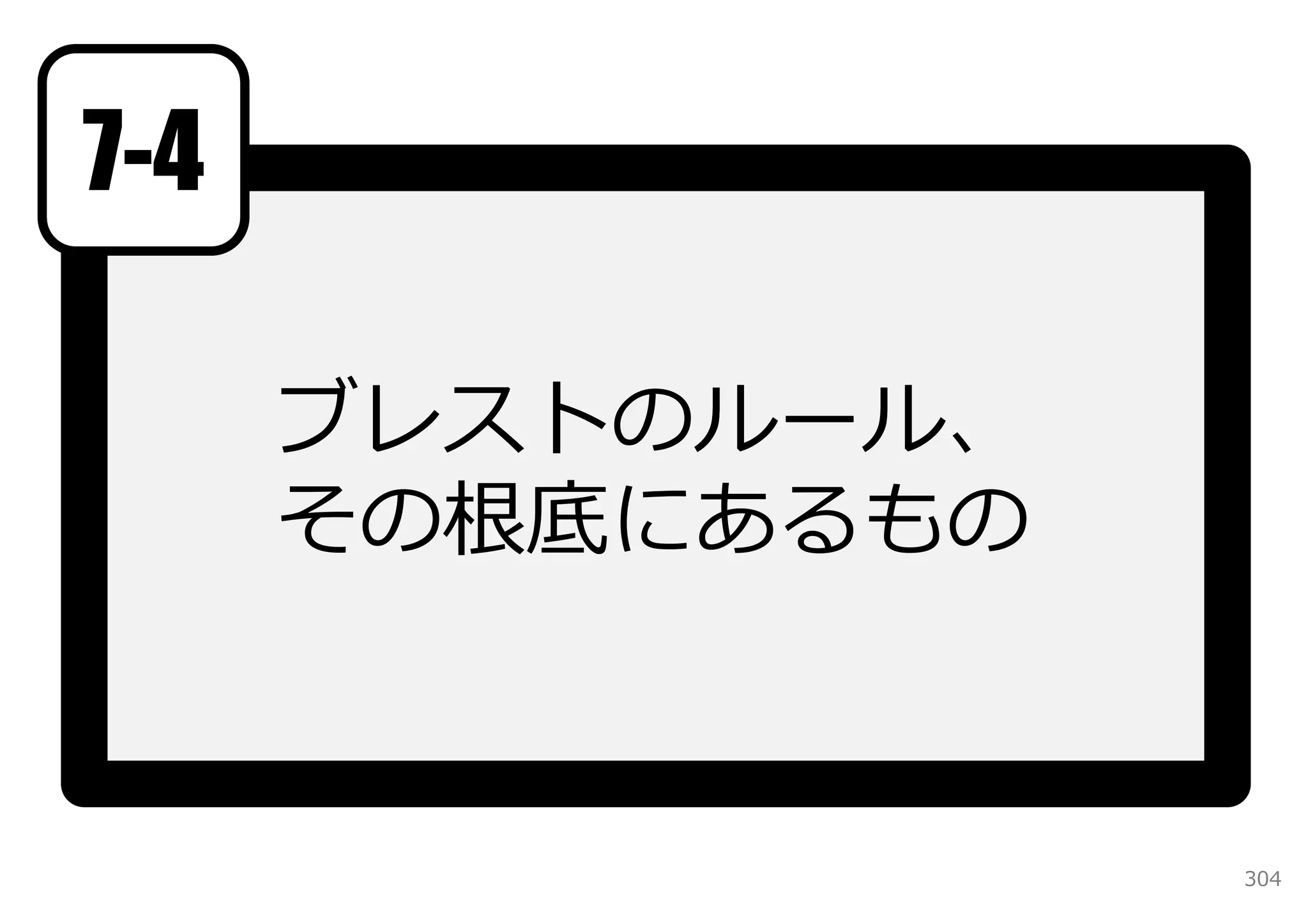 7-4

      ブレストのルール、
      その根底にあるもの



                  304
 