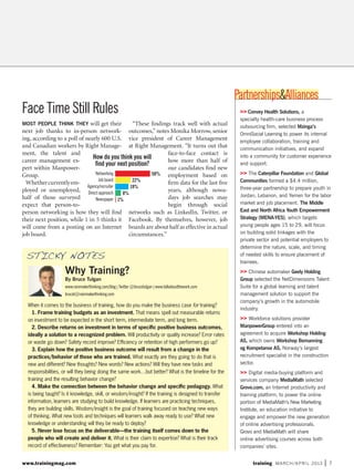 Trainingmag 2013/3-4 THE BRIDGING SKILLS GAP | PDF