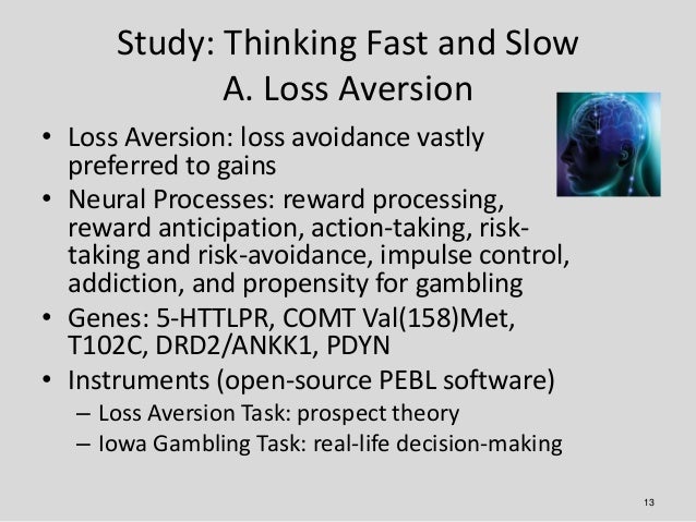 Gambling prospect theory