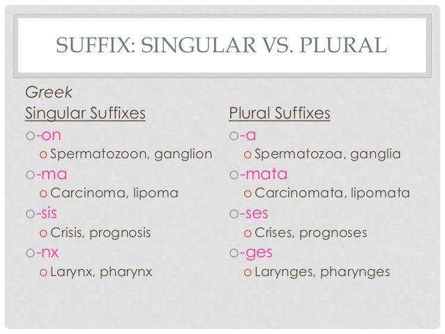 medical term what the hell did you just say to me singular form of ganglia