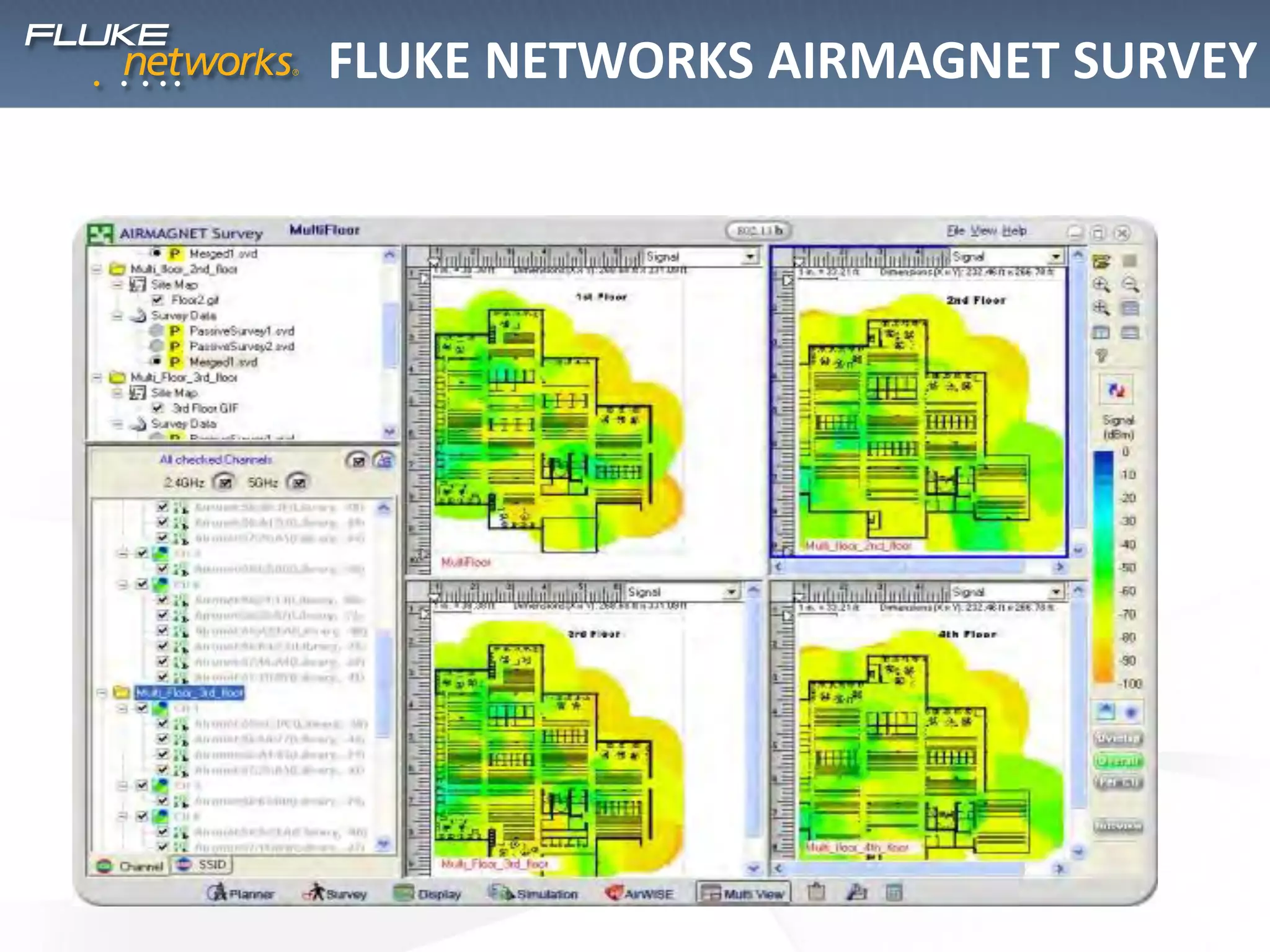 FLUKE NETWORKS AIRMAGNET SURVEY
 