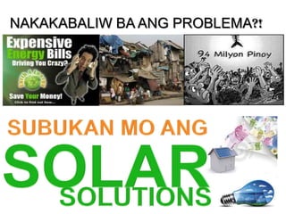 NAKAKABALIW BA ANG PROBLEMA?!
 