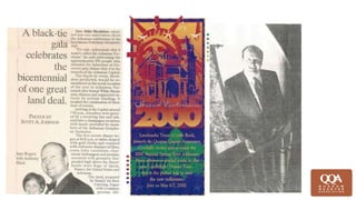 QQA's 2013 Annual Report and Greater Little Rock Preservation Awards