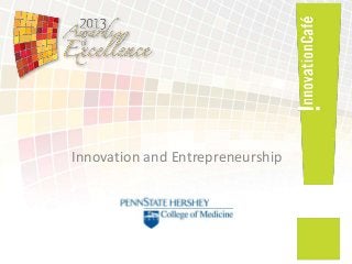 Innovation and Entrepreneurship

 