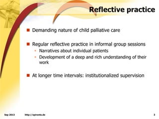 SpirOnto: Semantically Enhanced Patient Records for Reflective Learning on Spiritual Care in Palliative Care 