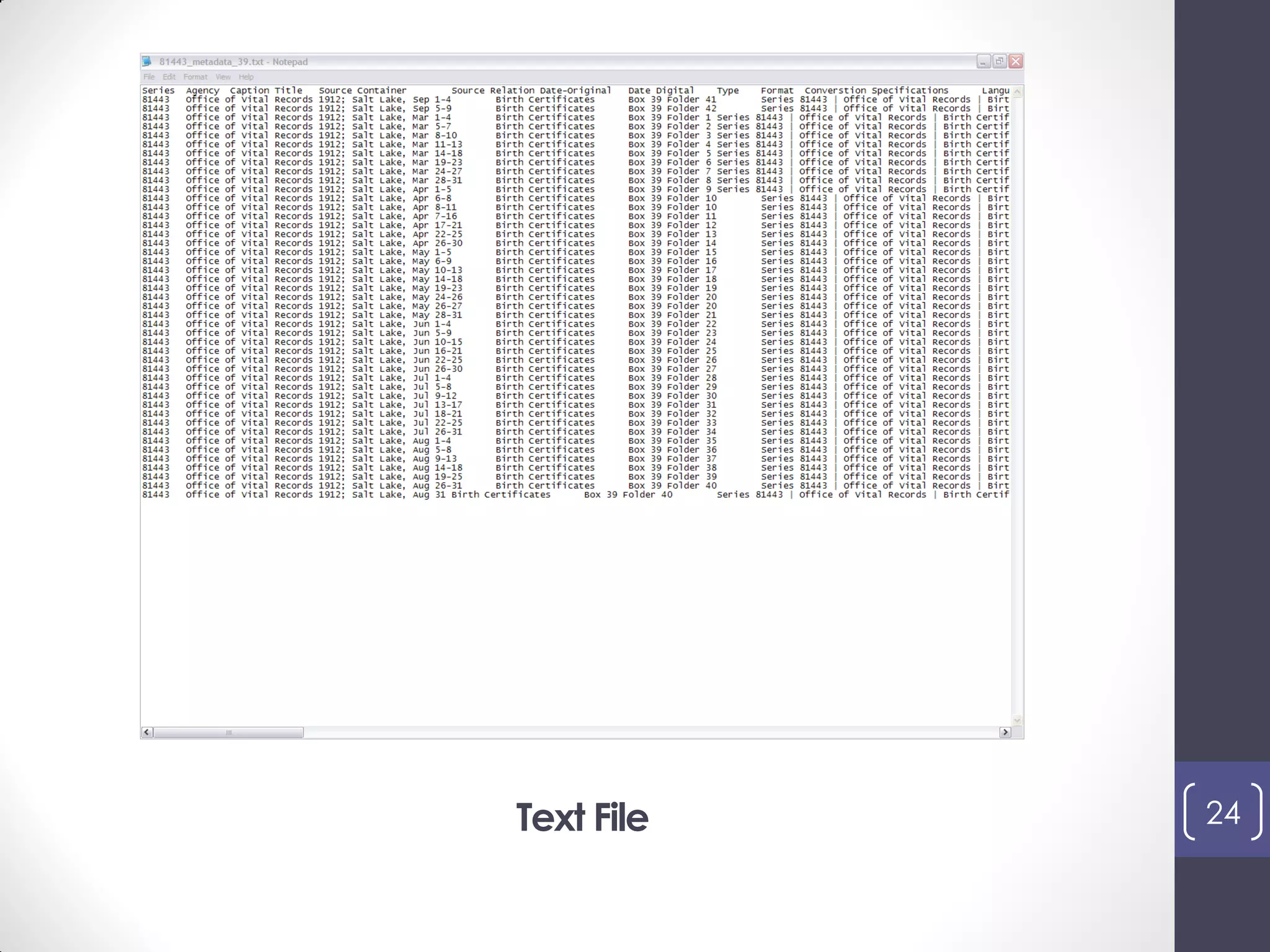 Text File 24
 