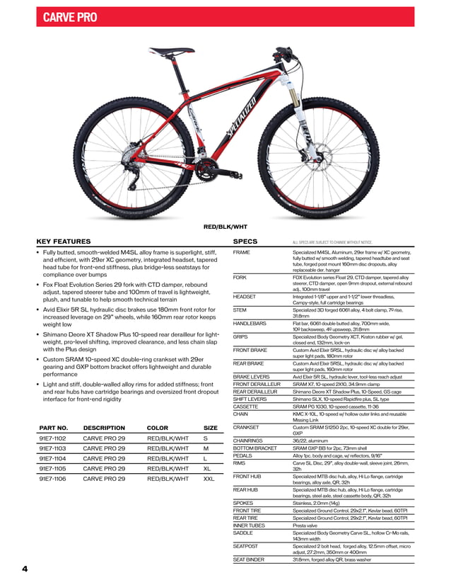 2013 Specialized bikes catalogue | PDF