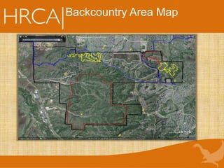 Backcountry Area Map
 