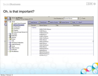 Oh, is that important?




     92


Monday, 4 February 13
 