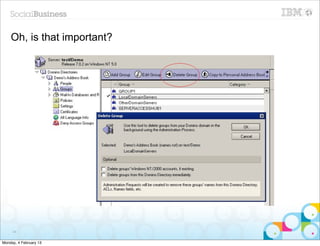 Oh, is that important?




     94


Monday, 4 February 13
 