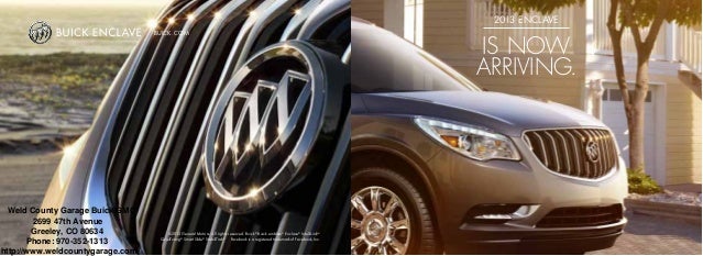 Greeley Car Dealerships >> 2013 Buick Enclave Brochure Greeley Buick Dealer Greeley Car Dealerships >> 2013 Buick Enclave Brochure Greeley Buick Dealer