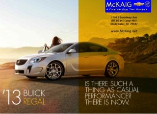Is there such a

’3
1
             thIng as casual
     BuIcK   performance?
     regal   there Is now .
 