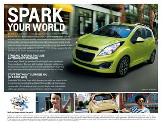 40 Pages Spark Model 2013 New Models Range Catalogue A4 Full Colour 