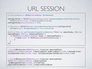 iOS 7 URL Session & Motion FX APIs | PPT