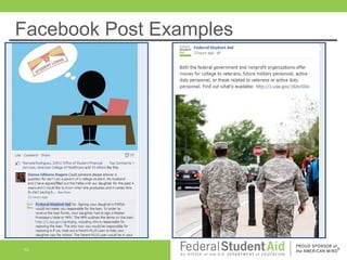 Facebook Post Examples

13

 