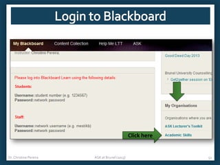 Click here

Dr. Christine Pereira

ASK at Brunel (2013)

51

 