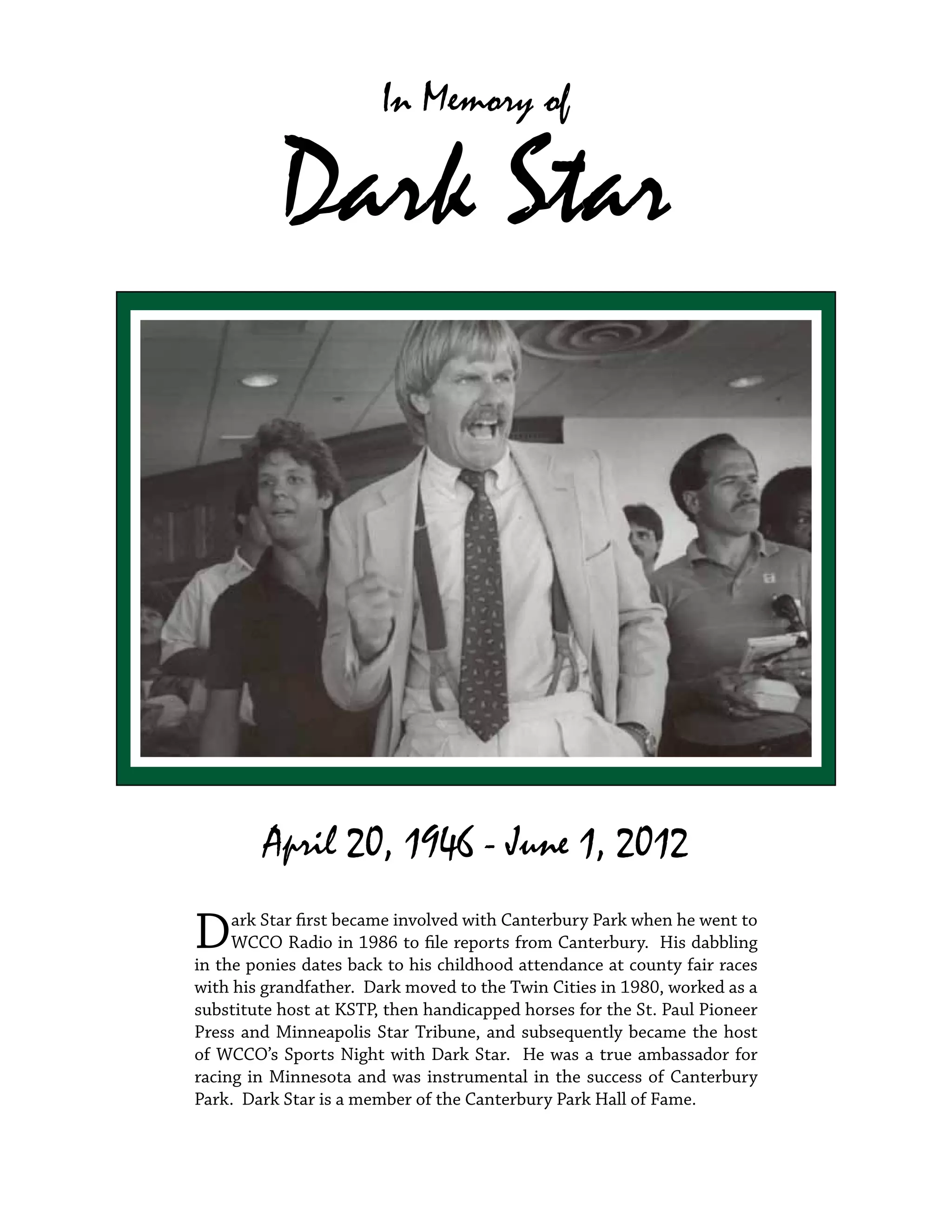 2013 Canterbury Park Media Guide | PDF