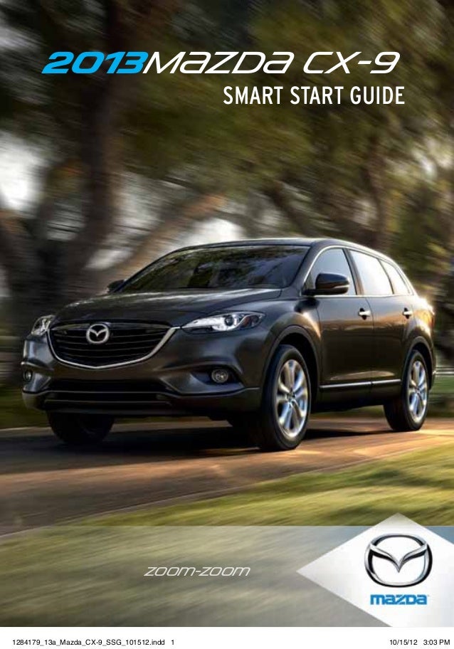 mazda cx 9 manual 2013