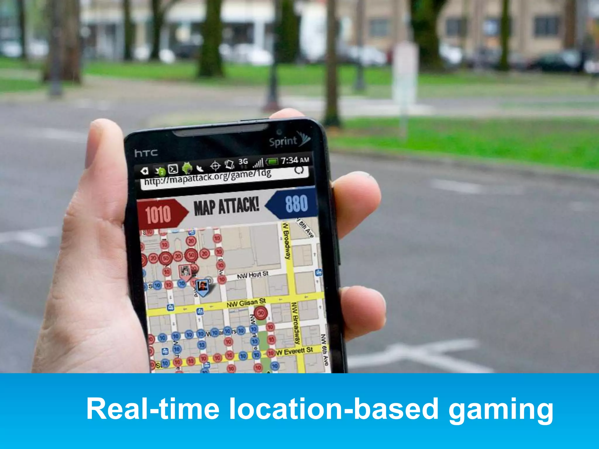 Real-time location-based gaming

 