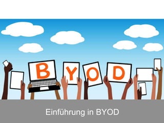 Bild: Allgemein zu Bring Your Own Device
oder Handy im Firmenkontext
oder Handy am Arbeitsplatz
Einführung in BYOD
 