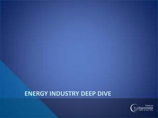 ENERGY INDUSTRY DEEP DIVE
 