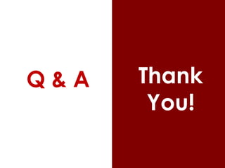 Q&A

Thank
You!

 