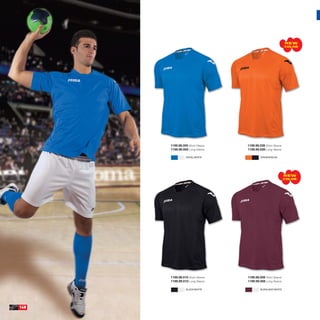 NEW
                                                            COLOR




      1199.98.005 Short Sleeve   1199.98.026 Short Sleeve
      1199.99.005 Long Sleeve    1199.99.026 Long Sleeve

                ROYAL/WHITE              ORANGE/BLAK




                                                            NEW
                                                            COLOR




      1199.98.010 Short Sleeve   1199.98.008 Short Sleeve
      1199.99.010 Long Sleeve    1199.99.008 Long Sleeve

                BLACK/WHITE              BURGUNDY/WHITE




148
 