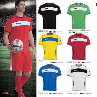 1170.98.010 Short Sleeve                        1170.98.002 Short Sleeve      1170.99.002 Long Sleeve
      1170.99.010 Long Sleeve    BLACK/WHITE/RED
                                                                                GREEN/WHITE/BLACK/YELLOW




      1170.98.006 Short Sleeve                       1170.98.001 Short Sleeve
      1170.99.006 Long Sleeve    YELLOW/ROYAL/NAVY   1170.99.001 Long Sleeve                    RED/WHITE/BLACK




      1170.98.005 Short Sleeve                       1170.98.004 Short Sleeve
166   1170.99.005 Long Sleeve    ROYAL/WHITE/NAVY    1170.99.004 Long Sleeve                    WHITE/BLACK/GOLD
 