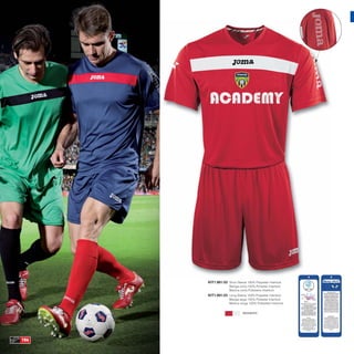 KIT1.981.03 Short Sleeve 100% Polyester Interlock
                    Manga corta 100% Poliester Interlock
                    Manica corta Poliestere Interlock
      KIT1.991.03 Long Sleeve 100% Polyester Interlock
                    Manga larga 100% Poliester Interlock
                    Manica lunga 100% Poliestere Interlock


                             RED/WHITE




186
 