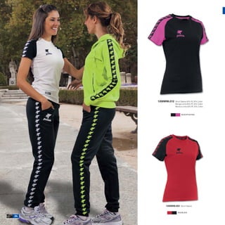 1208W98.012   Short Sleeve 65% PE 35% Cotton
                   Manga corta 65% PE 35% Cotton
                   Manica corta 65% PE 35% Cotton



                         BLACK/FUCHSIA




          1208W98.003 Short Sleeve

                     RED/BLACK

24
 