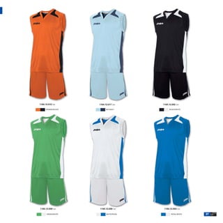 1184.12.010 Set     1184.12.017 Set     1184.12.002 Set

     ORANGE/BLACK         SKY/NAVY           BLACK/WHITE




1184.12.009 Set     1184.12.008 Set      1184.12.003 Set

      GREEN/WHITE         WHITE/ROYAL          ROYAL/WHITE   37
 