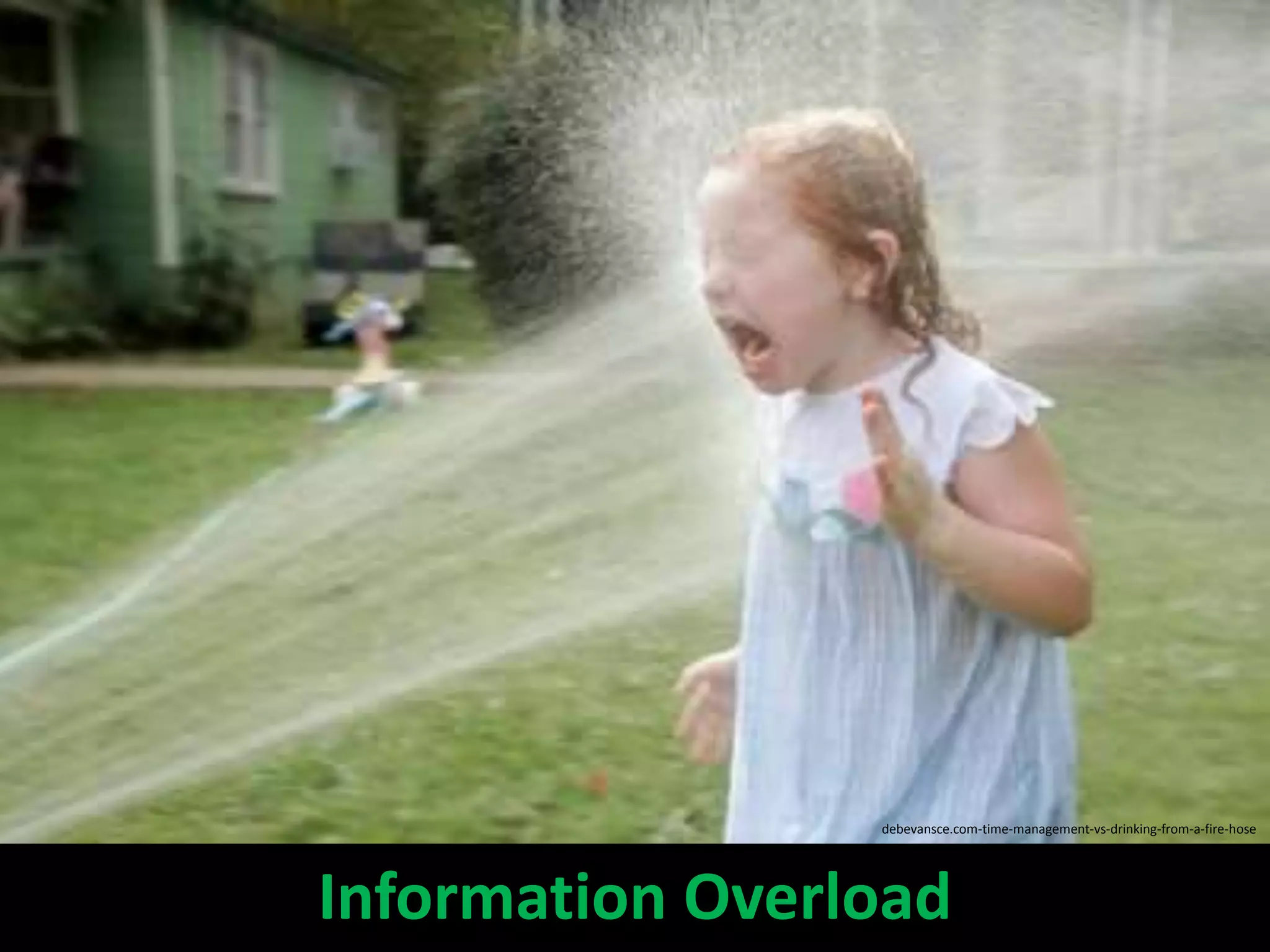debevansce.com-time-management-vs-drinking-from-a-fire-hose




Information Overload
 