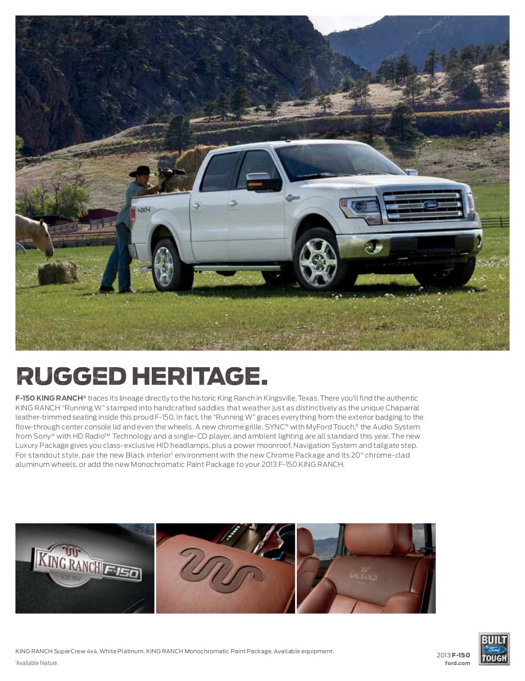 2013 Ford F150 Brochure WA Kent Ford Dealer