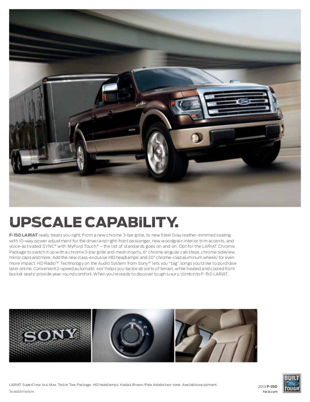 2013 Ford F150 Brochure WA Kent Ford Dealer