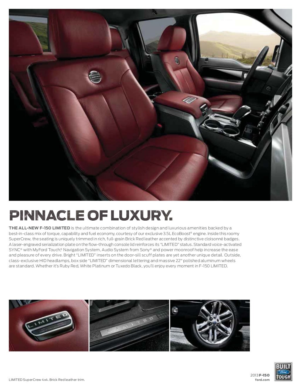 2013 ford _f150_brochure